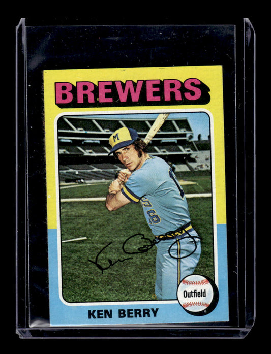 1975 Topps Mini #432 Ken Berry (Milwaukee Brewers)