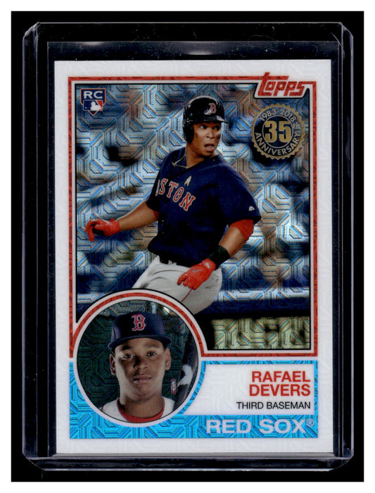 2018 Topps Silver Pack Chrome "1983 Topps Mojo" #20 Rafael Devers Rookie RC (Boston Red Sox)