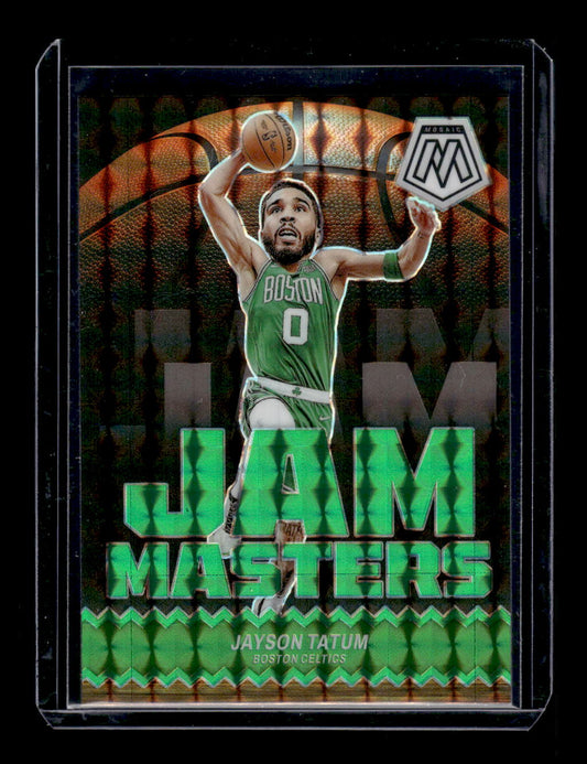 2023-24 Panini Mosaic Jam Masters Green #5 Jayson Tatum (Boston Celtics)