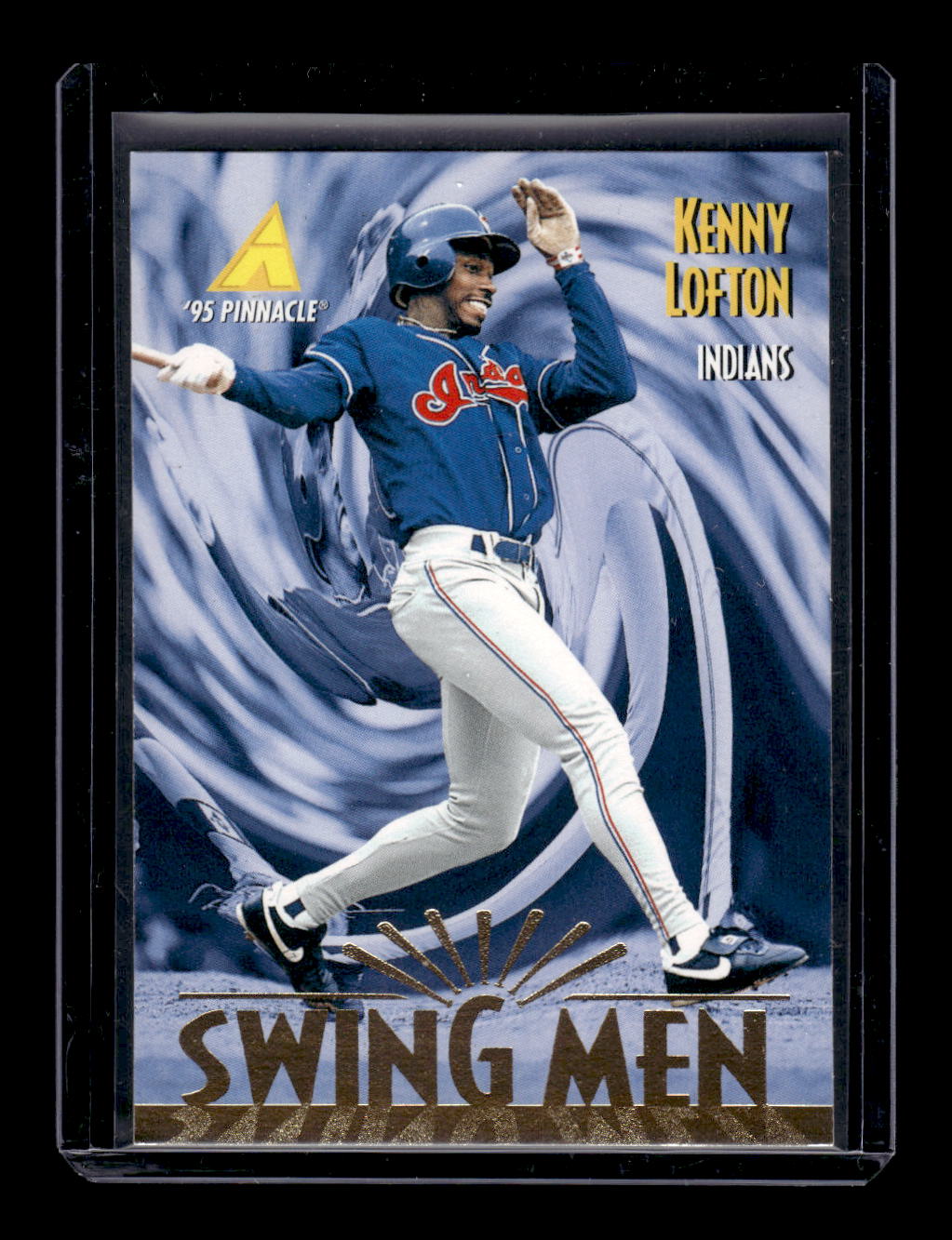 1995 Pinnacle #284 Kenny Lofton "Swing Men" (Cleveland Indians)