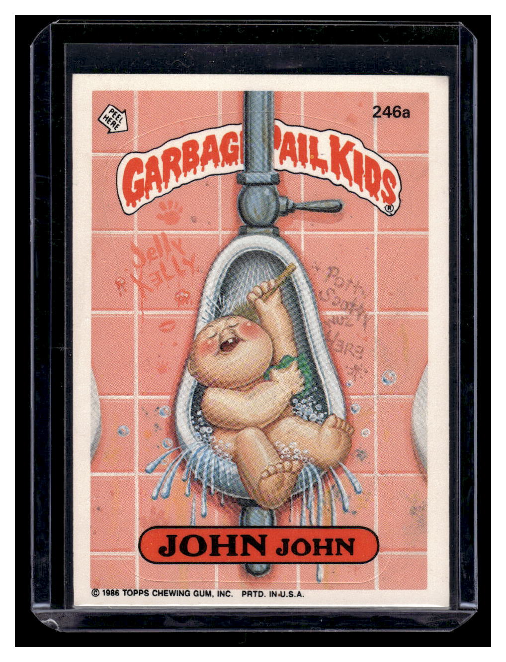 1987 Topps Garbage Pail Kids John John #246a