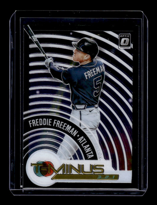 2021 Donruss Optic "T-Minus 3...2...1..." #TM12 Freddie Freeman (Atlanta Braves)