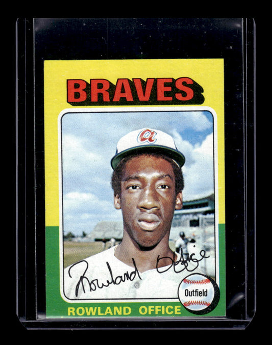 1975 Topps Mini #262 Rowland Office (Atlanta Braves)