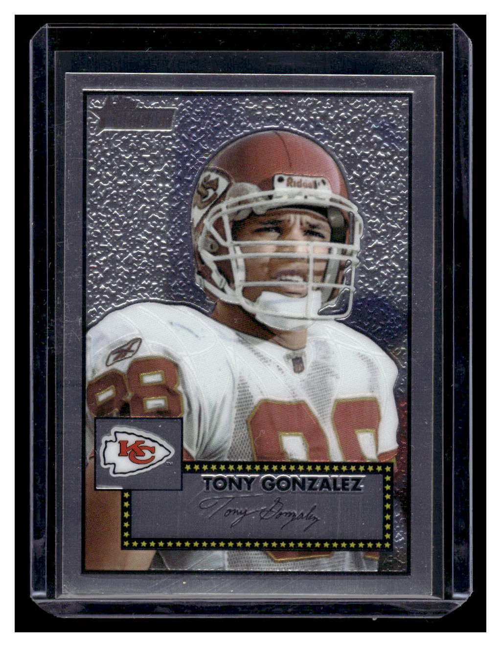 2006 Topps Heritage Chrome #THC68 Tony Gonzalez #'d 1411/1952 (Kansas City Chiefs)