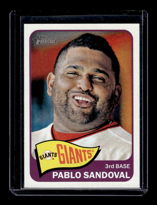 2014 Topps Heritage #445 Pablo Sandoval SP (San Francisco Giants)