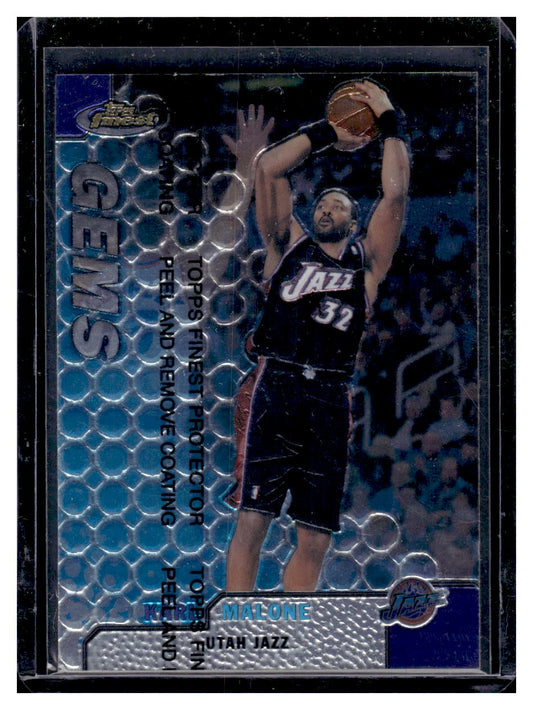 1999 Finest "Gems" #108 Karl Malone (Utah Jazz)