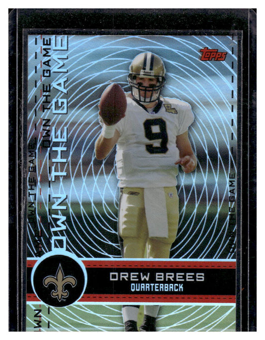 2007 Topps "Own the Game" OTG-DB Drew Brees (New Orleans Saints)