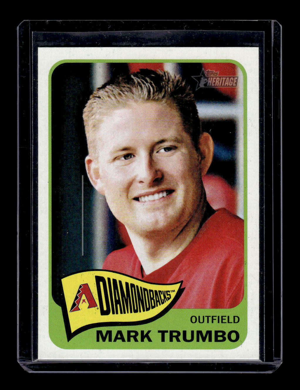 2014 Topps Heritage #442A Mark Trumbo SP (Arizona Diamondbacks)