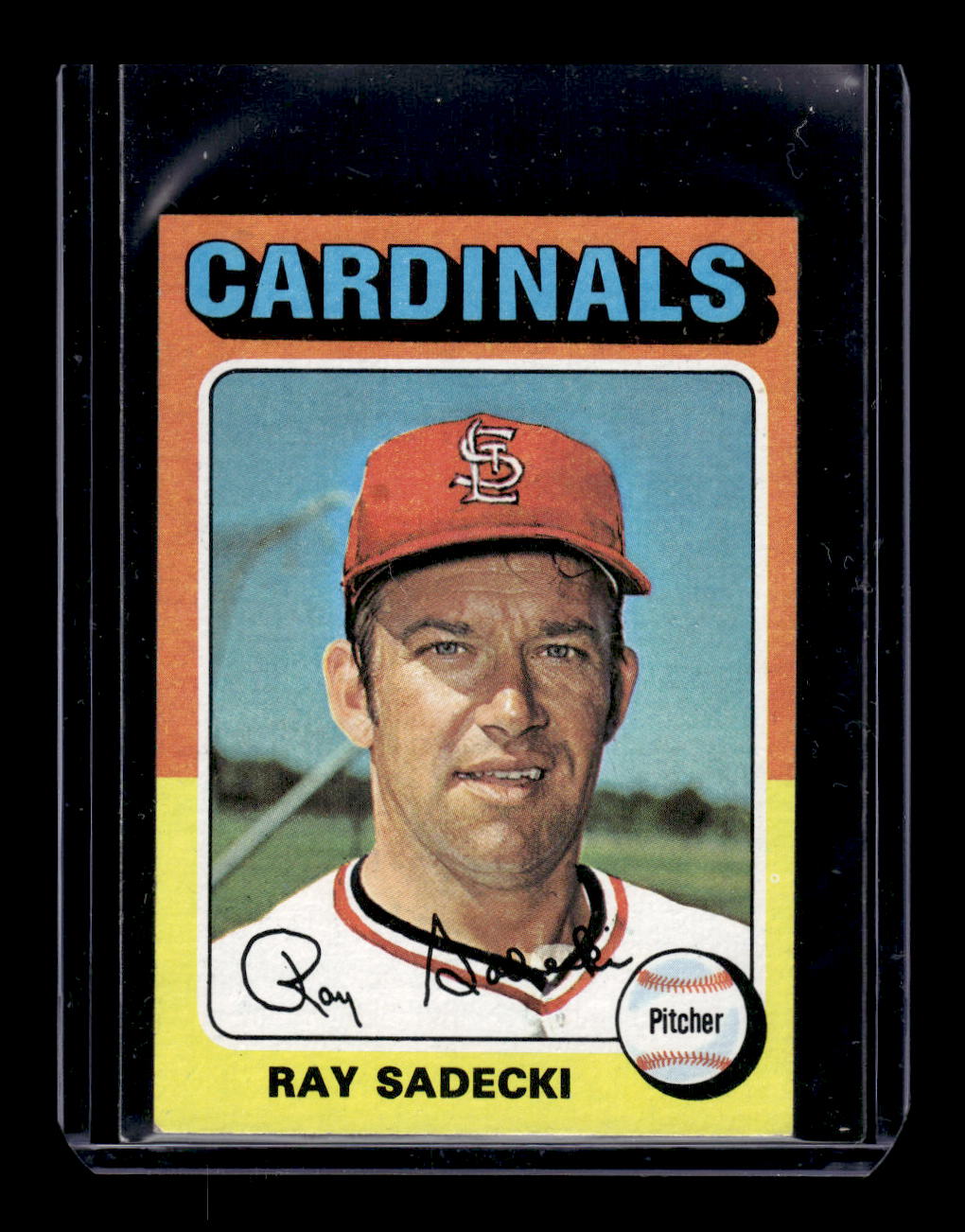 1975 Topps Mini #349 Ray Sadecki (St. Louis Cardinals)