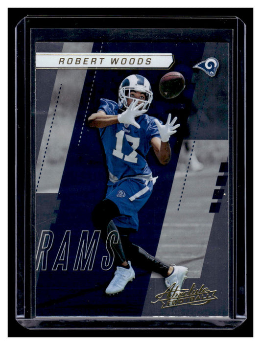 2017 Panini Absolute #23 Robert Woods (Los Angeles Rams)