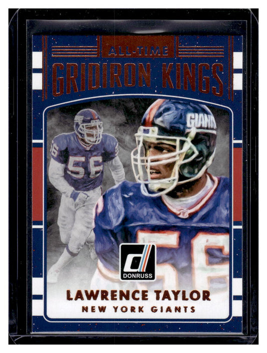 2016 Donruss "All-Time Gridiron Kings" #21 Lawrence Taylor (New York Giants)