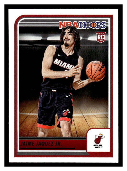 2023-24 NBA Hoops #249 Jamie Jaquez Jr. Rookie RC (Miami Heat)