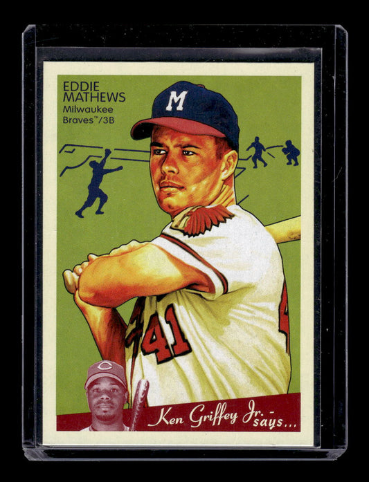 2008 Upper Deck Goudey #102 Eddie Mathews (Milwaukee Braves)