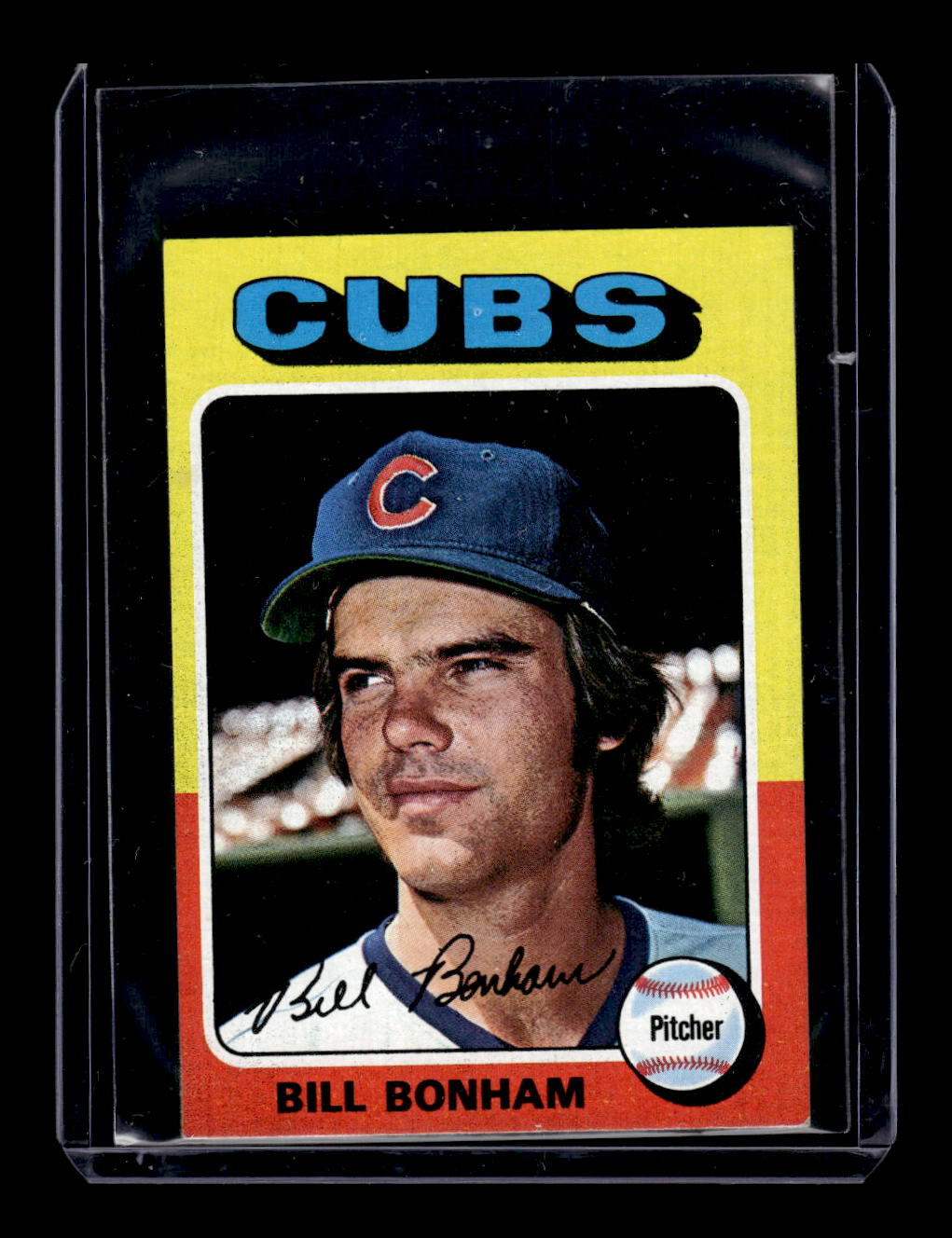 1975 Topps Mini #85 Bill Bonham (Chicago Cubs)