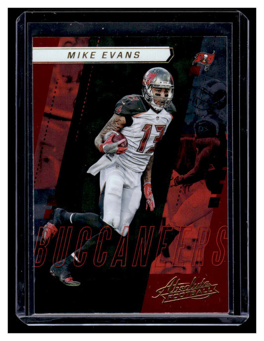 2017 Panini Absolute #61 Mike Evans (Tampa Bay Buccaneers)