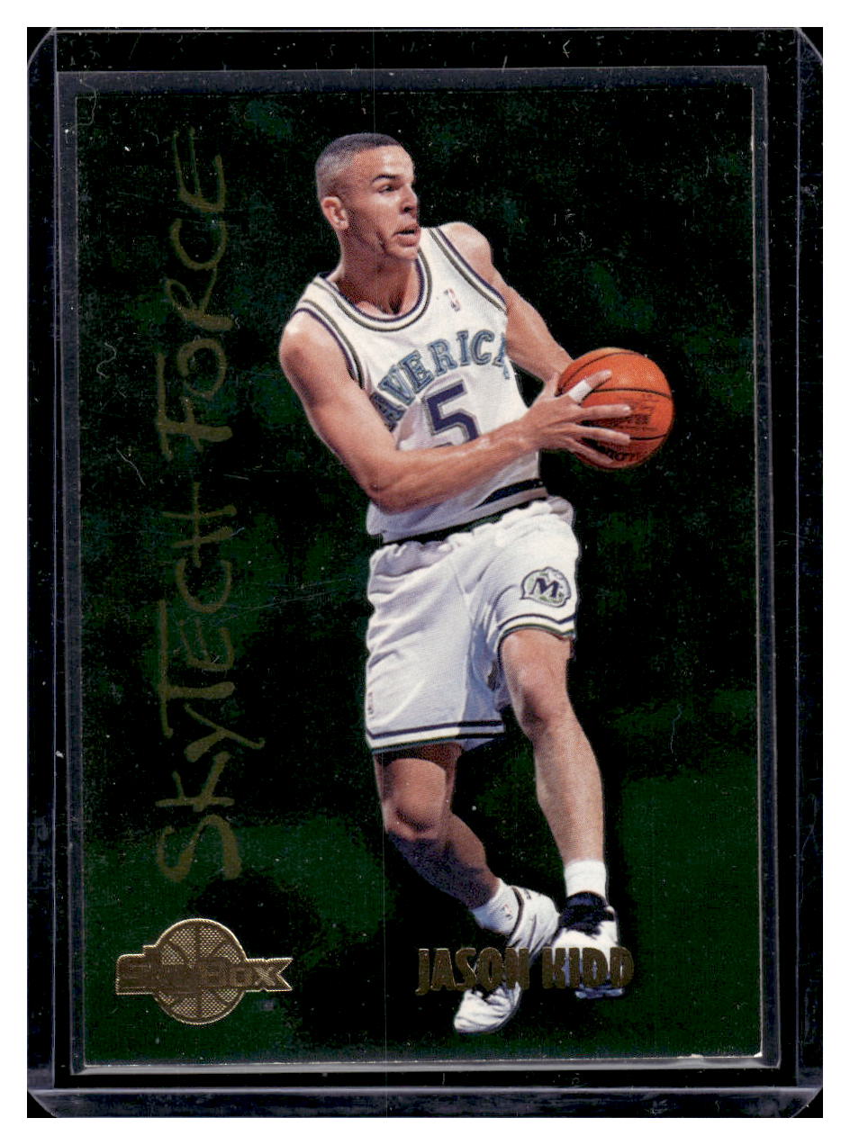 1990 Skybox "Skytech Force" #SF11 Jason Kidd Rookie RC (Dallas Mavericks)