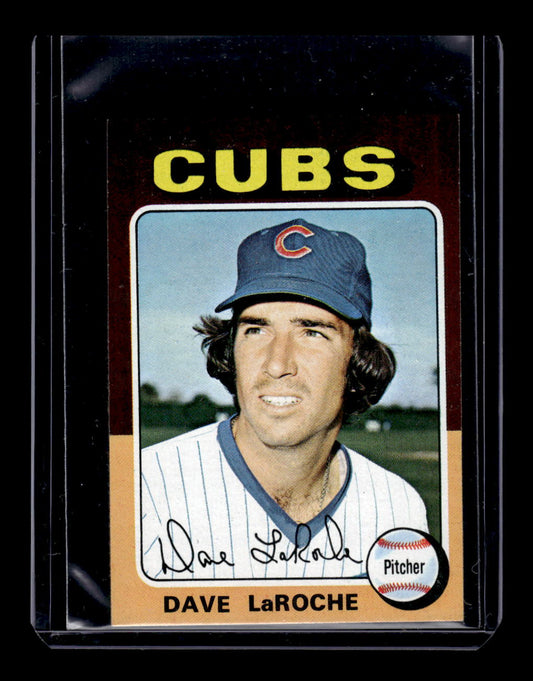 1975 Topps Mini #258 Dave LaRoche (Chicago Cubs)