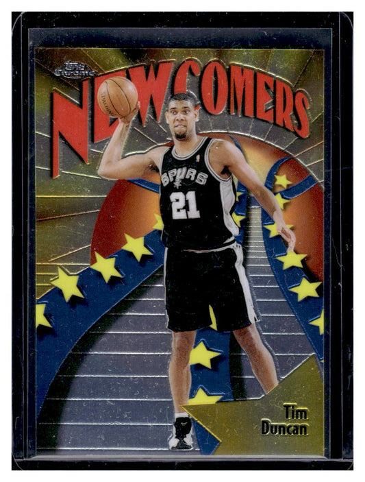 1998 Topps Chrome "Season's Best" #SB26 Tim Duncan (San Antonio Spurs)