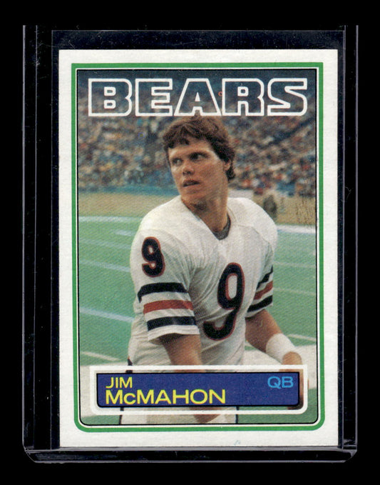 1983 Topps Rookie Card #33 Jim McMahon (Chicago Bears)