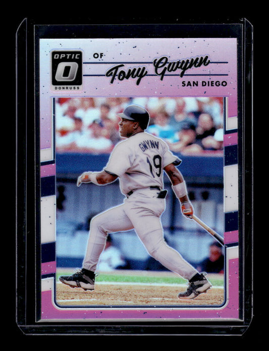 2017 Panini Donruss Optic Pink Prizm Variation #164 Tony Gwynn (San Diego Padres)