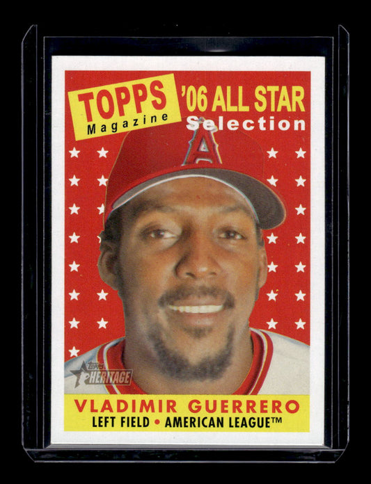 2007 Topps Heritage #485 Vladimir Guerrero All-Star (Los Angeles Angels)