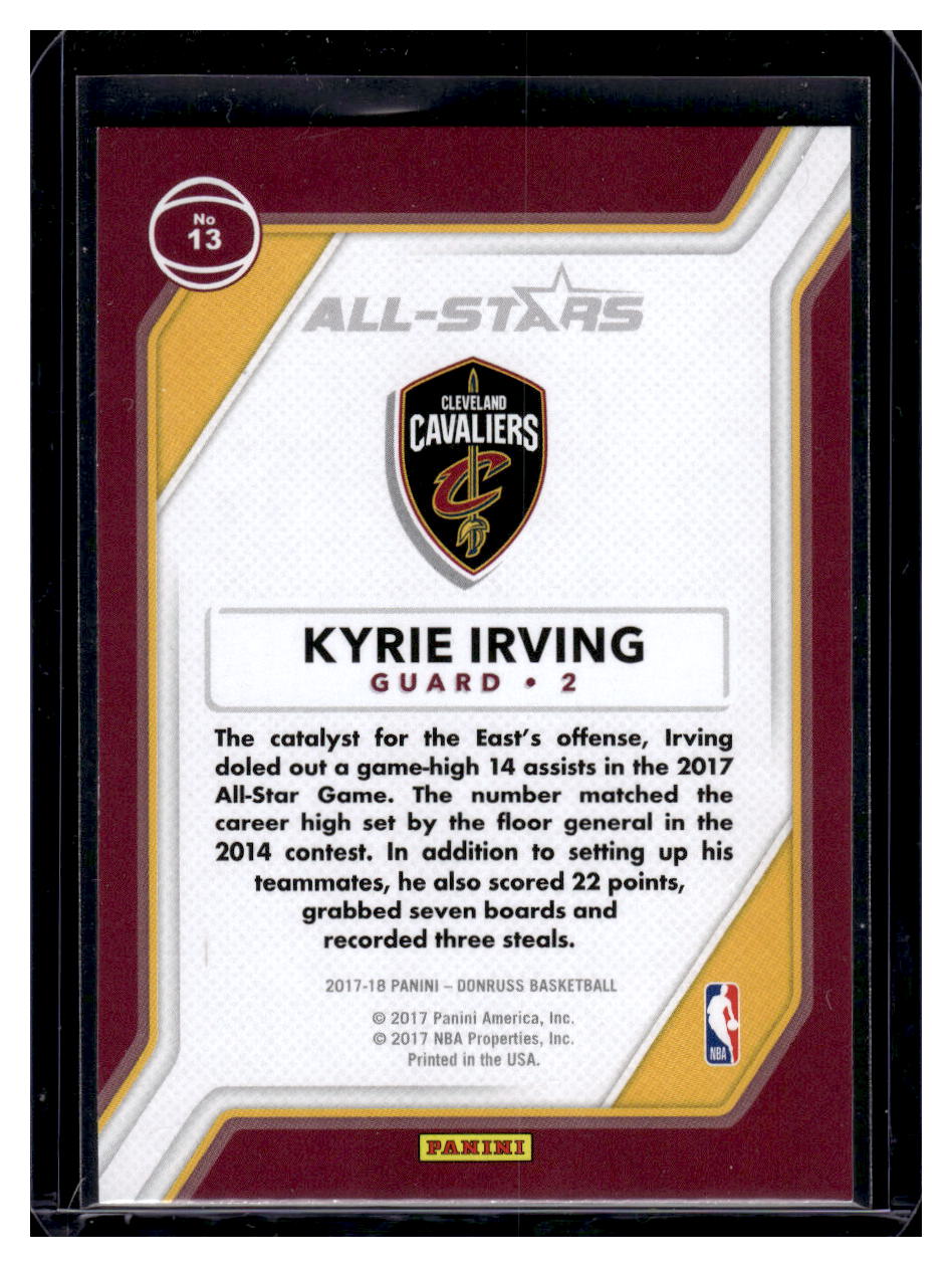 2017 Donruss "All-Star" #13 Kyrie Irving (Cleveland Cavaliers)