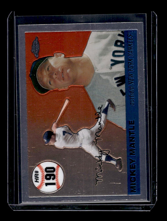 2006 Topps Chrome Mickey Mantle #MHRR190 Mickey Mantle Home Run History (Yankees)