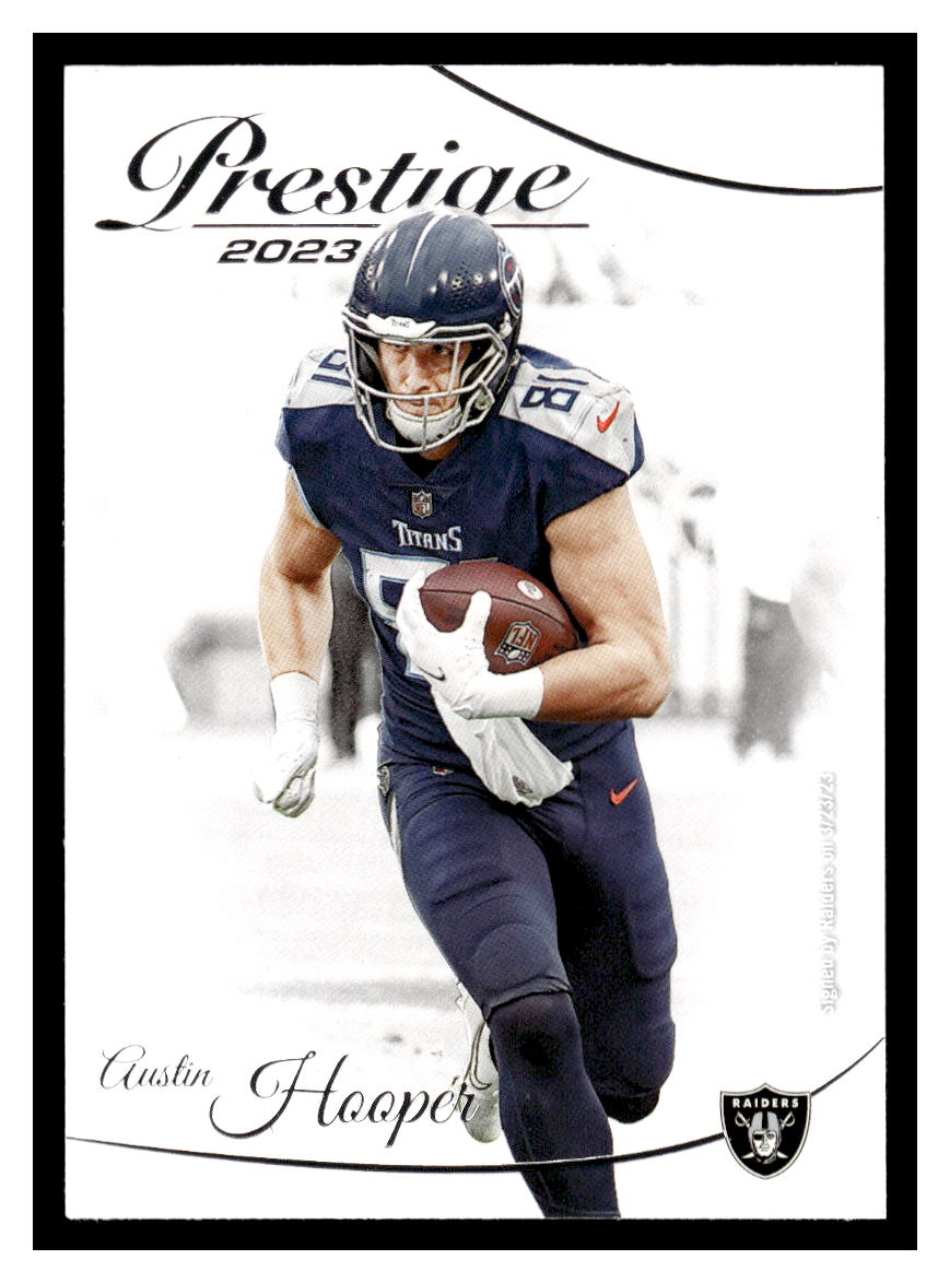 2023 Panini Prestige #151 Austin Hooper (Las Vegas Raiders)