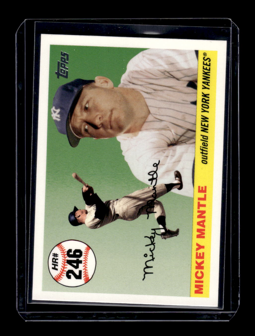 2006 Topps Mickey Mantle #MHR246 Mickey Mantle Home Run History (Yankees)