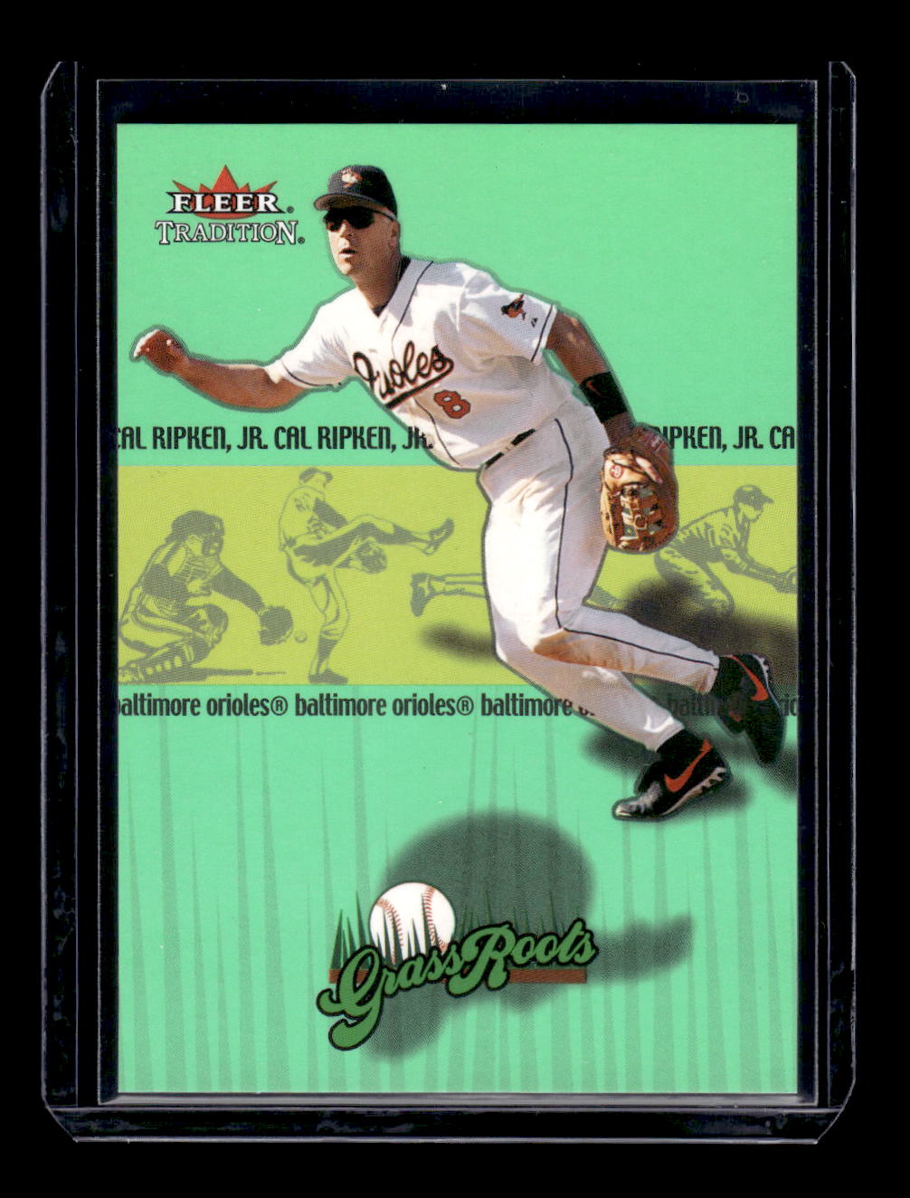 2002 Fleer Tradition Grass Roots #6 Cal Ripken (Baltimore Orioles)