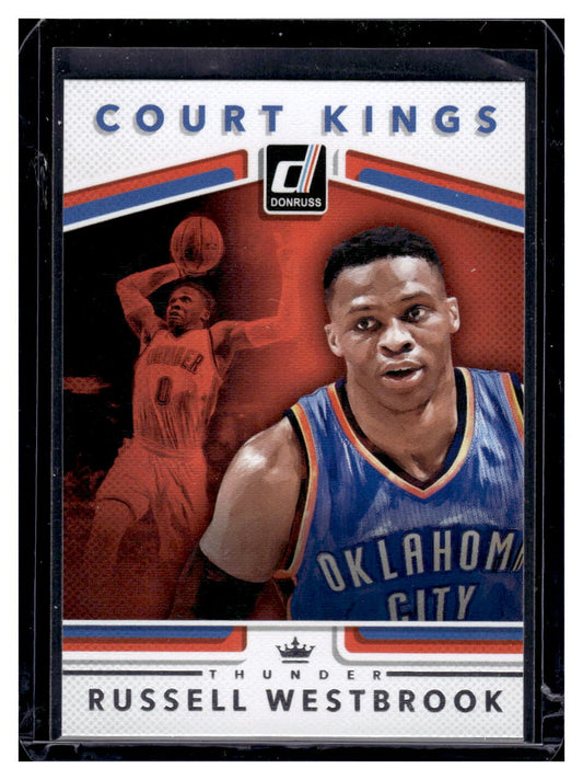 2017 Donruss "Court Kings" #30 Russell Westbrook (Oklahoma City Thunder)