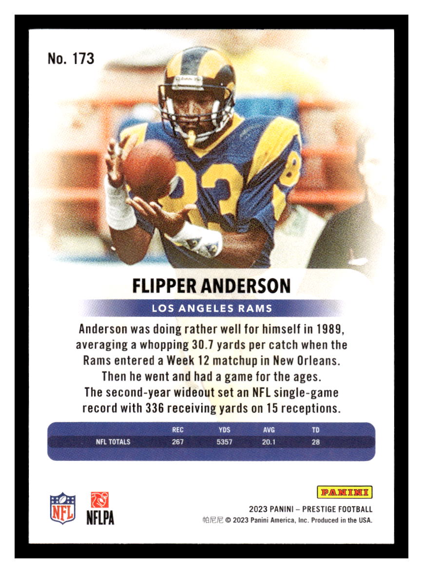 2023 Panini Prestige #173 Flipper Anderson (Los Angeles Rams)