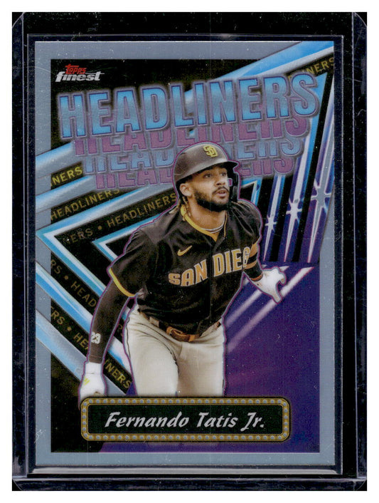 2023 Topps Finest "Headliners" #FH-16 Fernando Tatis (San Diego Padres)