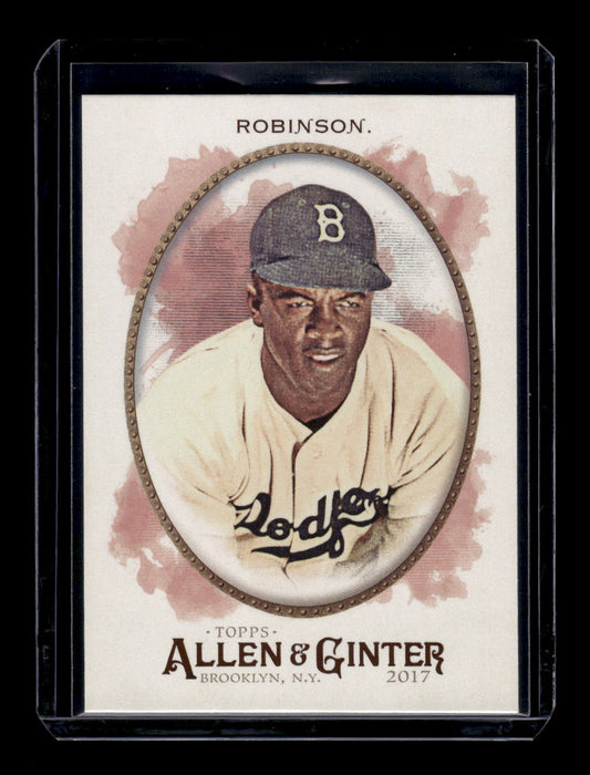 2017 Topps Allen and Ginter #152 Jackie Robinson (Brooklyn Dodgers)