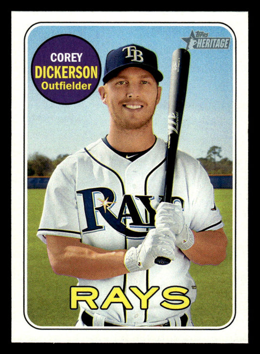 2018 Topps Heritage #88 Corey Dickerson