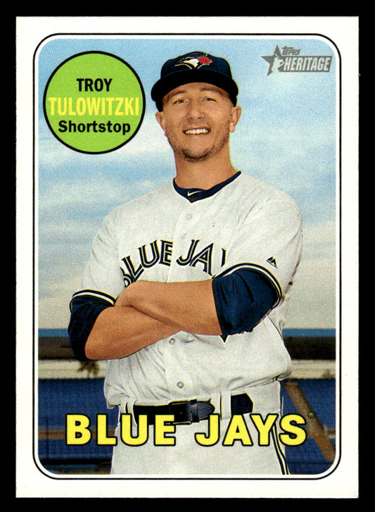 2018 Topps Heritage #98 Troy Tulowitzki