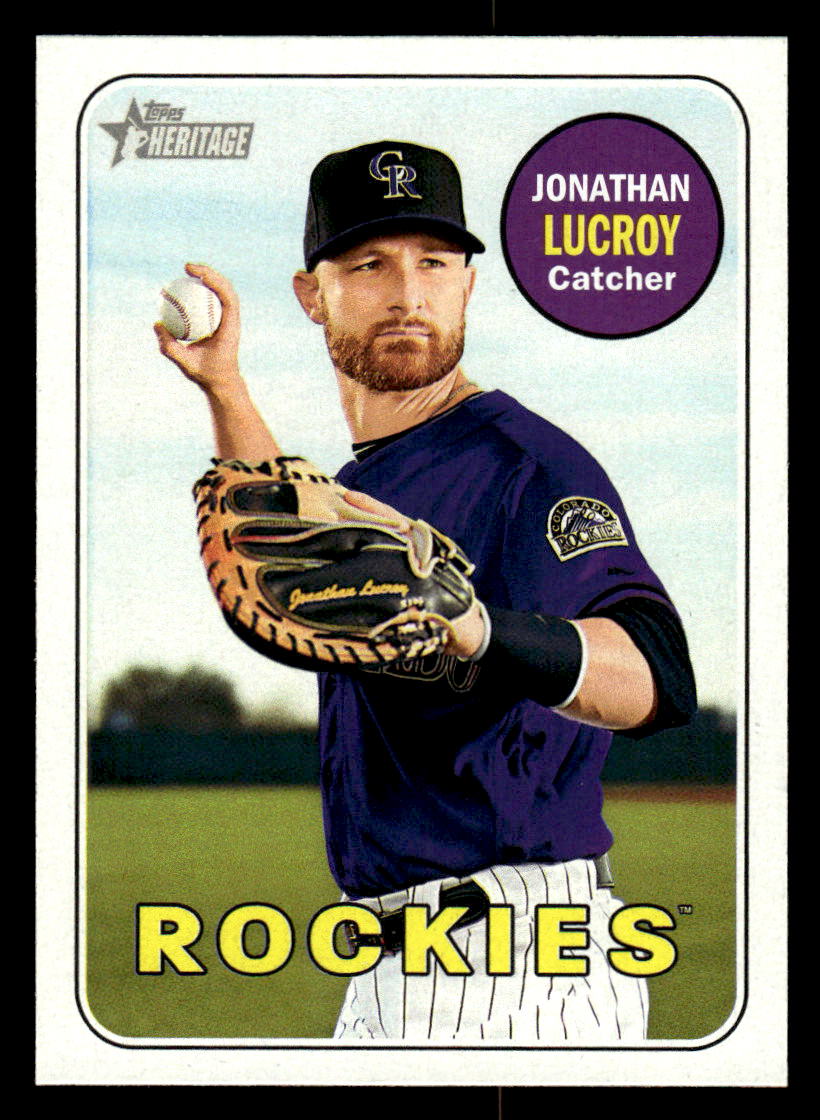 2018 Topps Heritage #96 Jonathan Lucroy