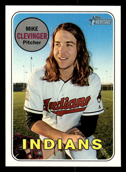 2018 Topps Heritage #84 Mike Clevinger (indians)