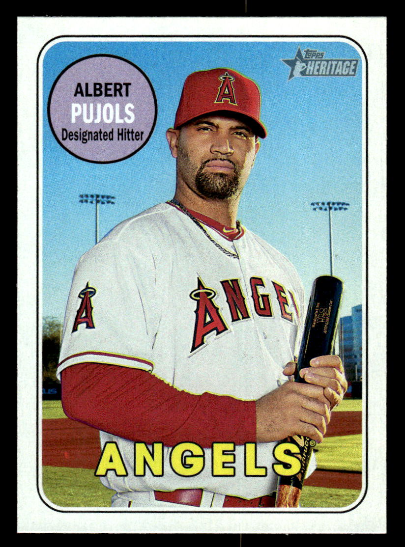 2018 Topps Heritage #59 Albert Pujols (Angels)