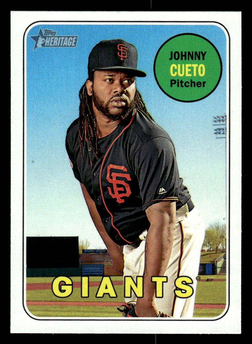 2018 Topps Heritage #64 Johnny Cueto (Giants)