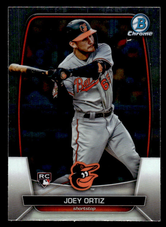 2023 Bowman Chrome Rookie #86 Joey Ortiz (Orioles)