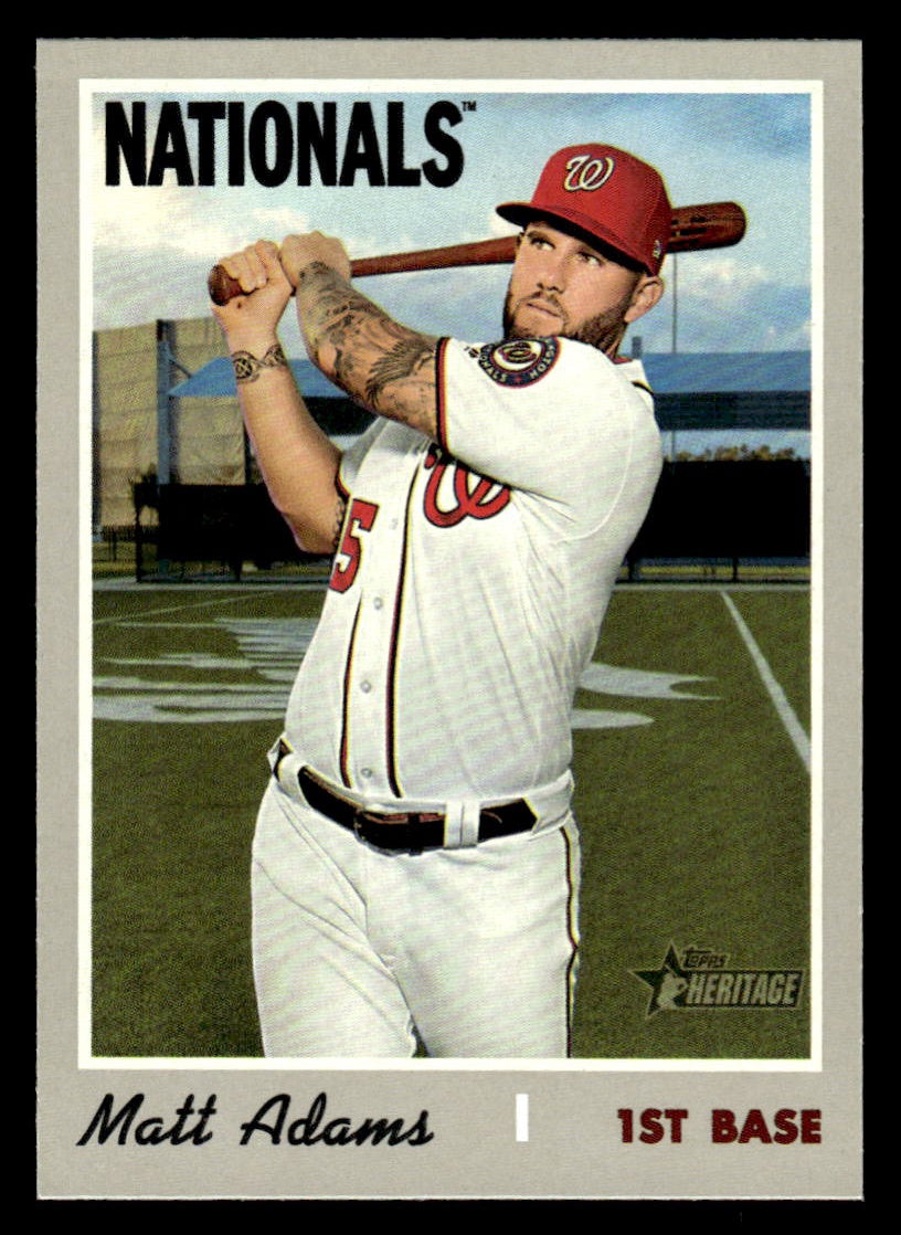 2019 Topps Heritage #618 Matt Adams