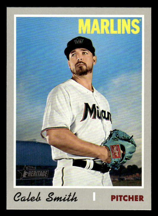 2019 Topps Heritage #699 Caleb Smith