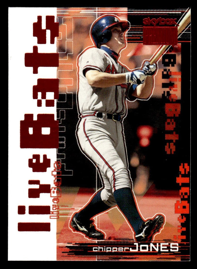 1999 SkyBox Premium: Live Bats #13LB Chipper Jones (Atlanta Braves)