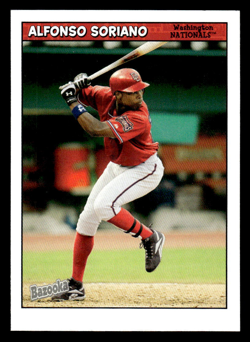 2006 Bazooka #175 Alfonso Soriano (Washington Nationals)